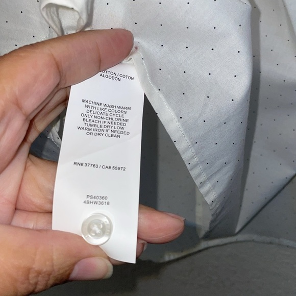 NWT Perry Ellis Shirt Sleeved Button down 3XLT - Picture 3 of 3